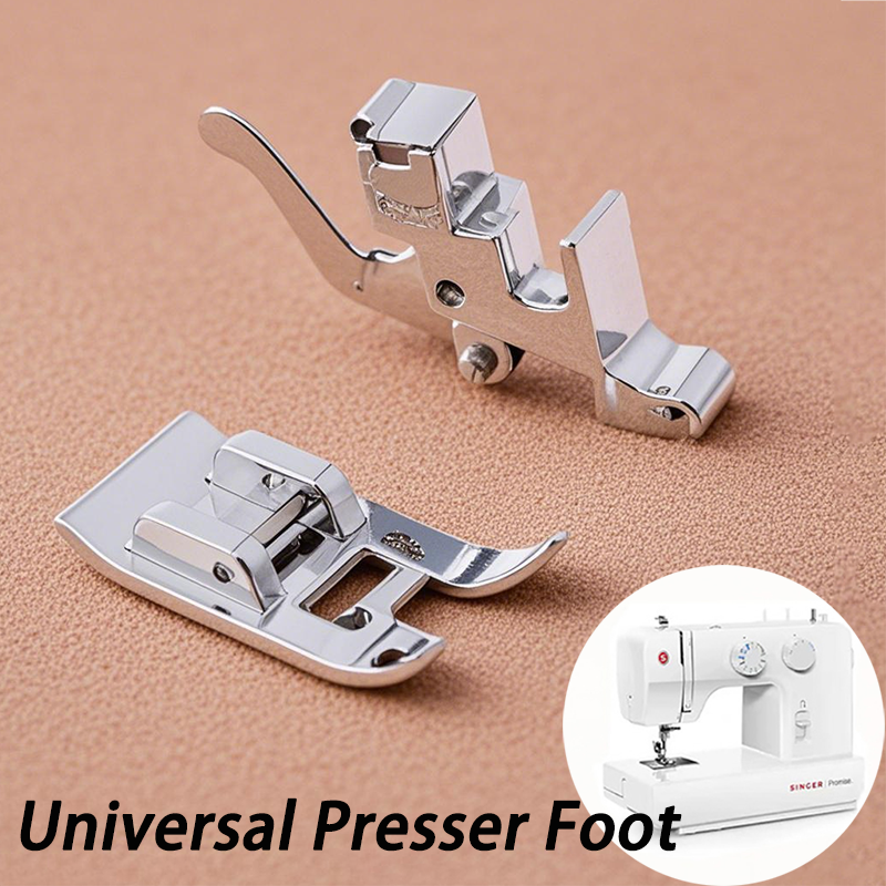 Textile Sewing Machine - 2/1Pcs Stitching Foot Holder Universal Presser