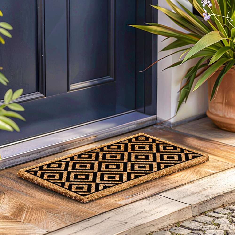 Century Textile & Sewing Supply Avenue C North Saskatoon Sk - Mid Century Patterned Doormat Vintage Aesthetic