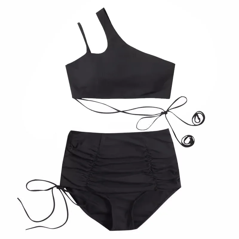 Shoulder Pad Set In - Sexy Korean Fashion One Shoulder Crop