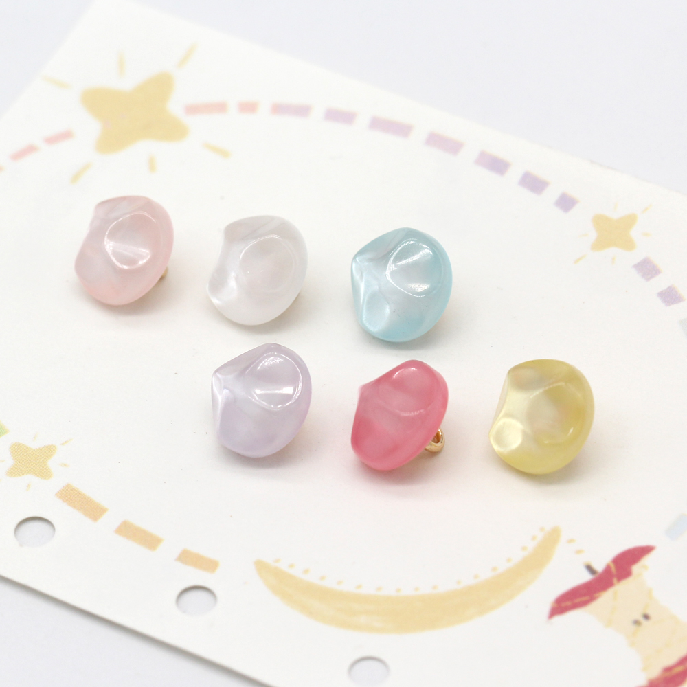 Button Hole Cutter - HENGC 10Pcs 11mm Candy Color Transparent