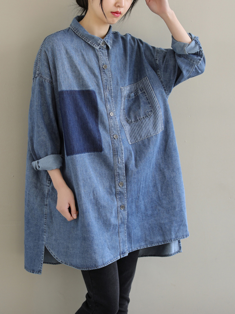 Spring Korean Style Denim Shir - Sewing Jackets review and price