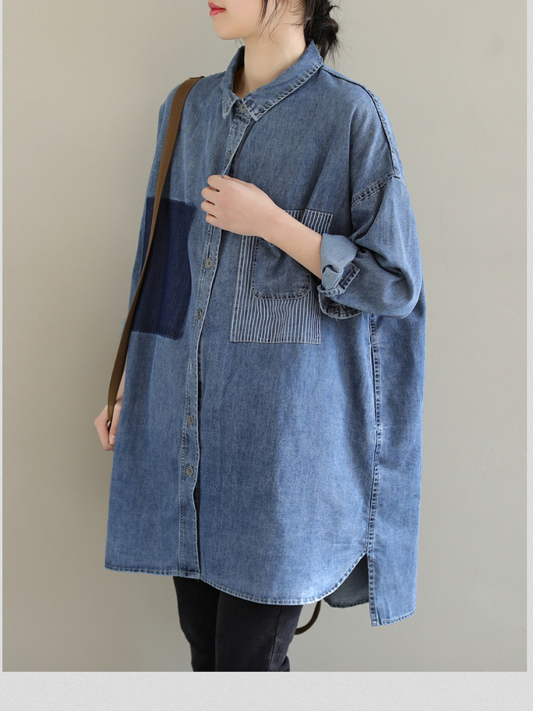Spring Korean Style Denim Shir - Sewing Jackets review and price