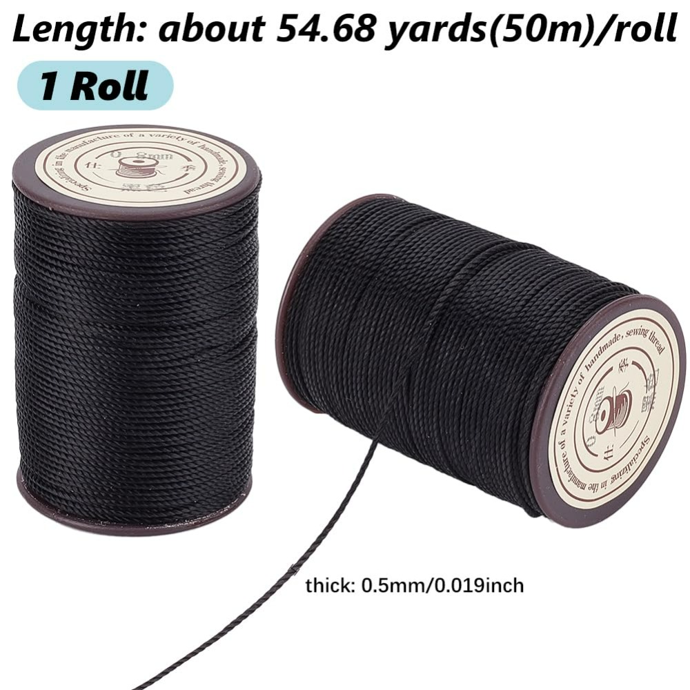 1 Roll Round Waxed Polyester T - Sewing Roll review and price
