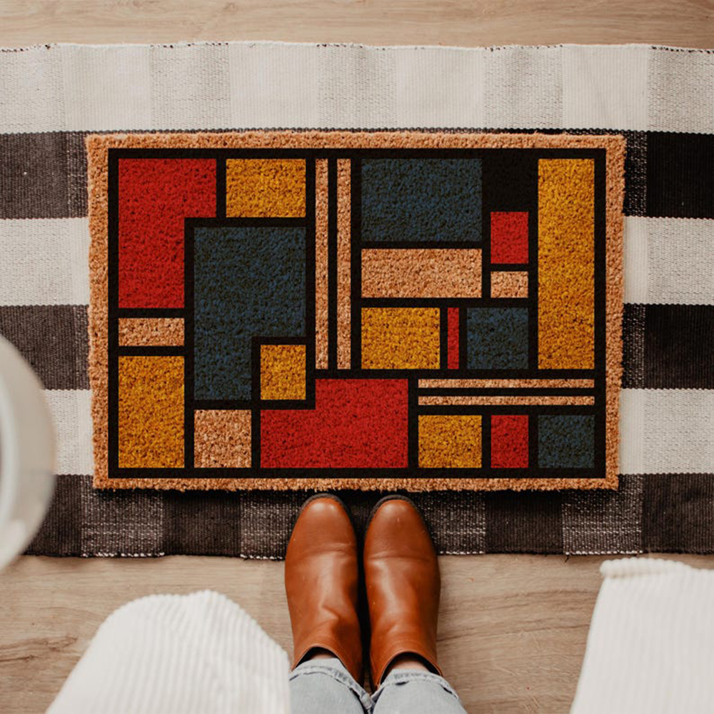 Mid Century Modern Doormat Bau - Century Textile & Sewing Supply Avenue C North Saskatoon Sk review and price