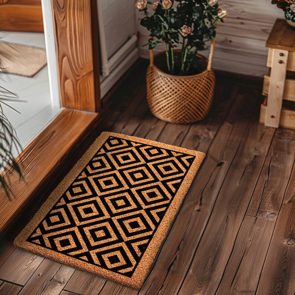 Mid Century Patterned Doormat  - Century Textile & Sewing Supply Avenue C North Saskatoon Sk review and price