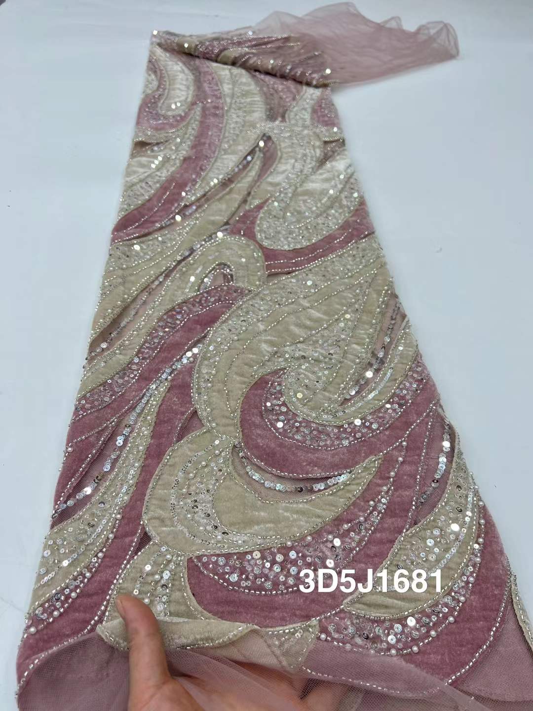 African Beads Velvet Lace Fabr - Sewing Velvet Fabric review and price