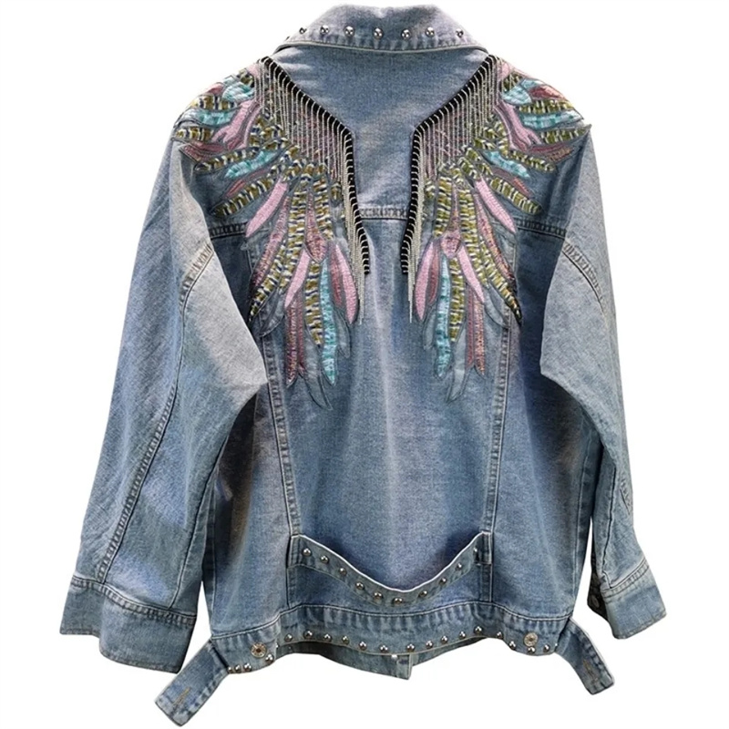 2024 New AutumnFashion Rivet W - Sewing Jackets review and price