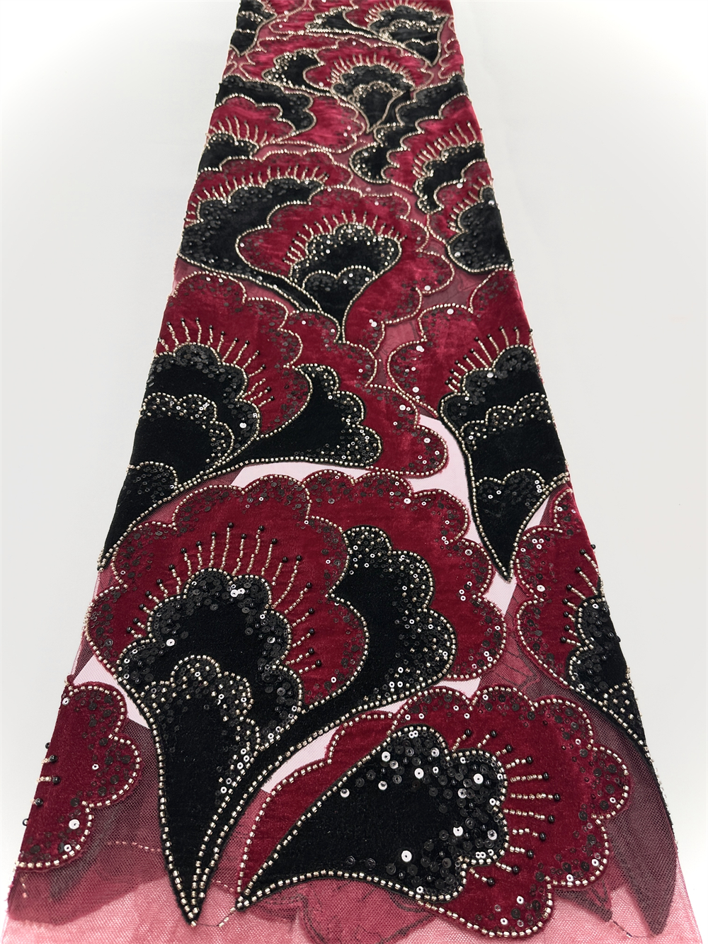 New African Velvet Lace Fabric - Sewing Velvet Fabric review and price