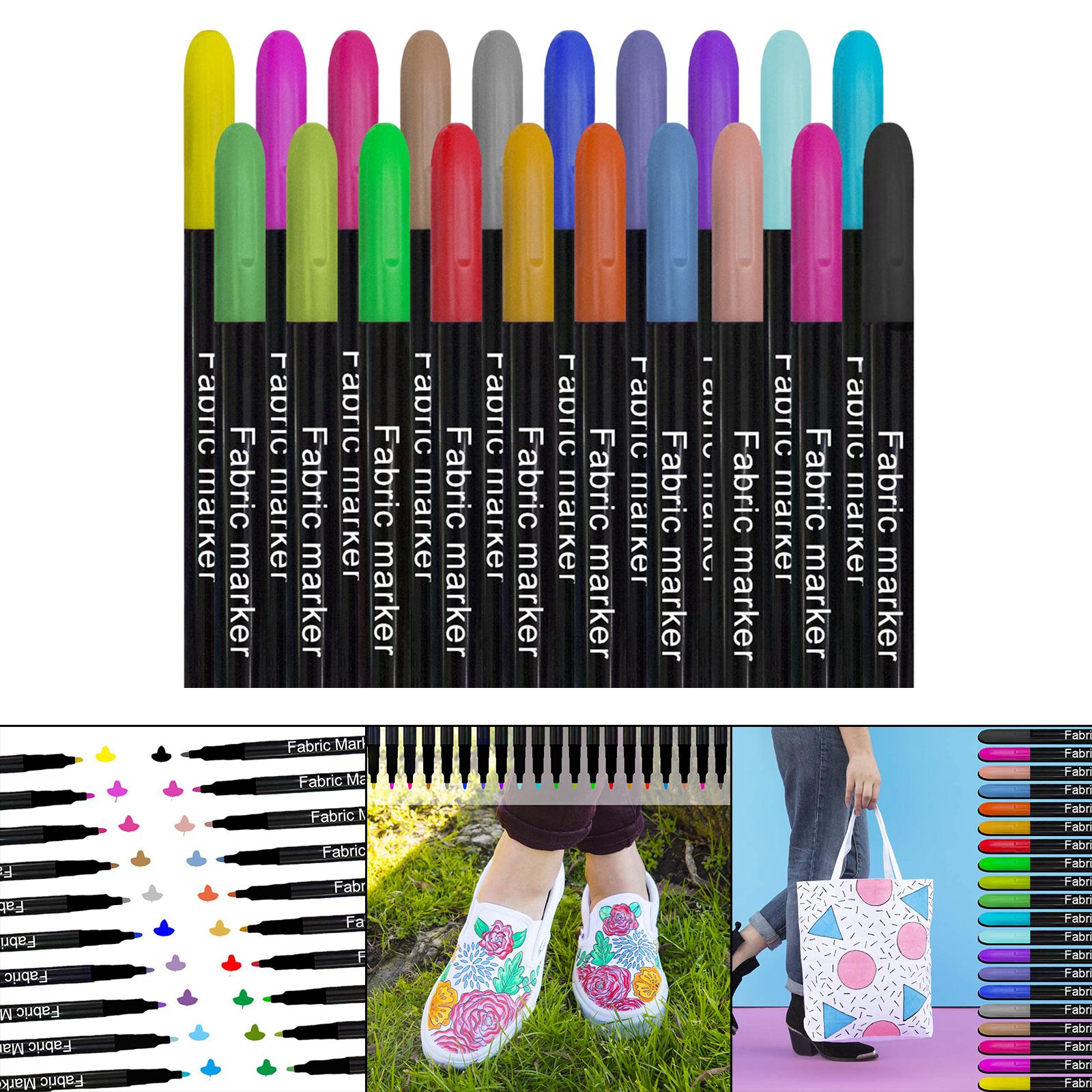 Colorful Fabric Markers Pens P - Sewing Textile Art review and price