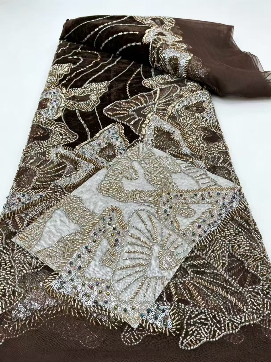 Glamorous Velvet Lace Fabric 2 - Sewing Velvet Fabric review and price