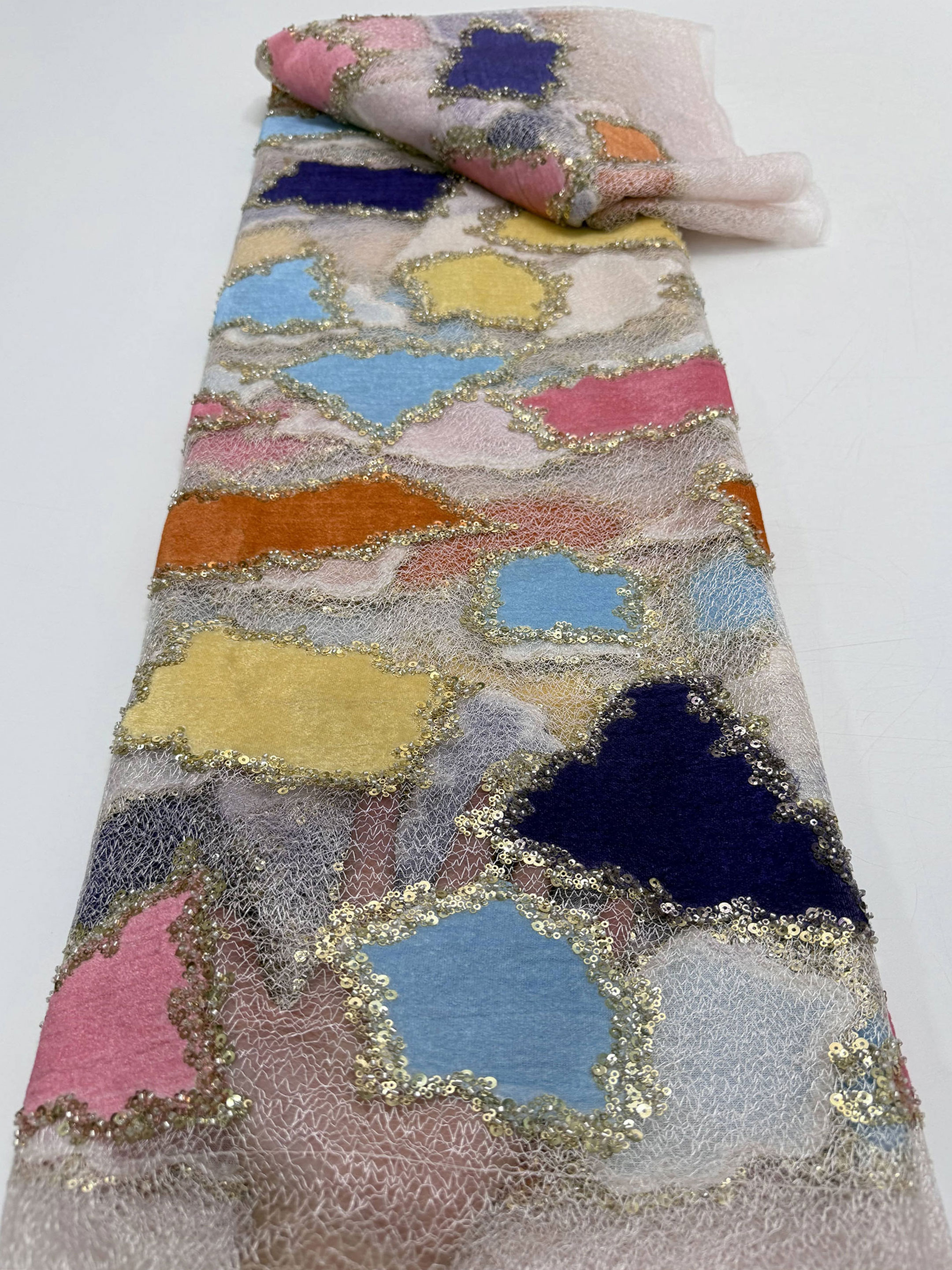 African Velvet Lace Fabric wit - Sewing Velvet Fabric review and price