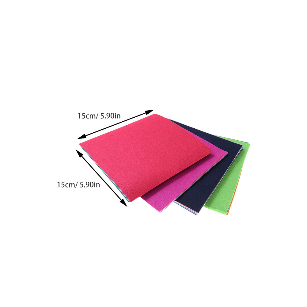 40Pcs Multicolor Nonwoven Fabr - Sewing Textile Art review and price