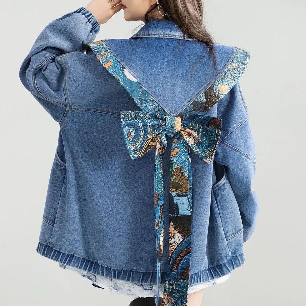 Vintage Denim Jacket Outwear W - Sewing Jackets review and price
