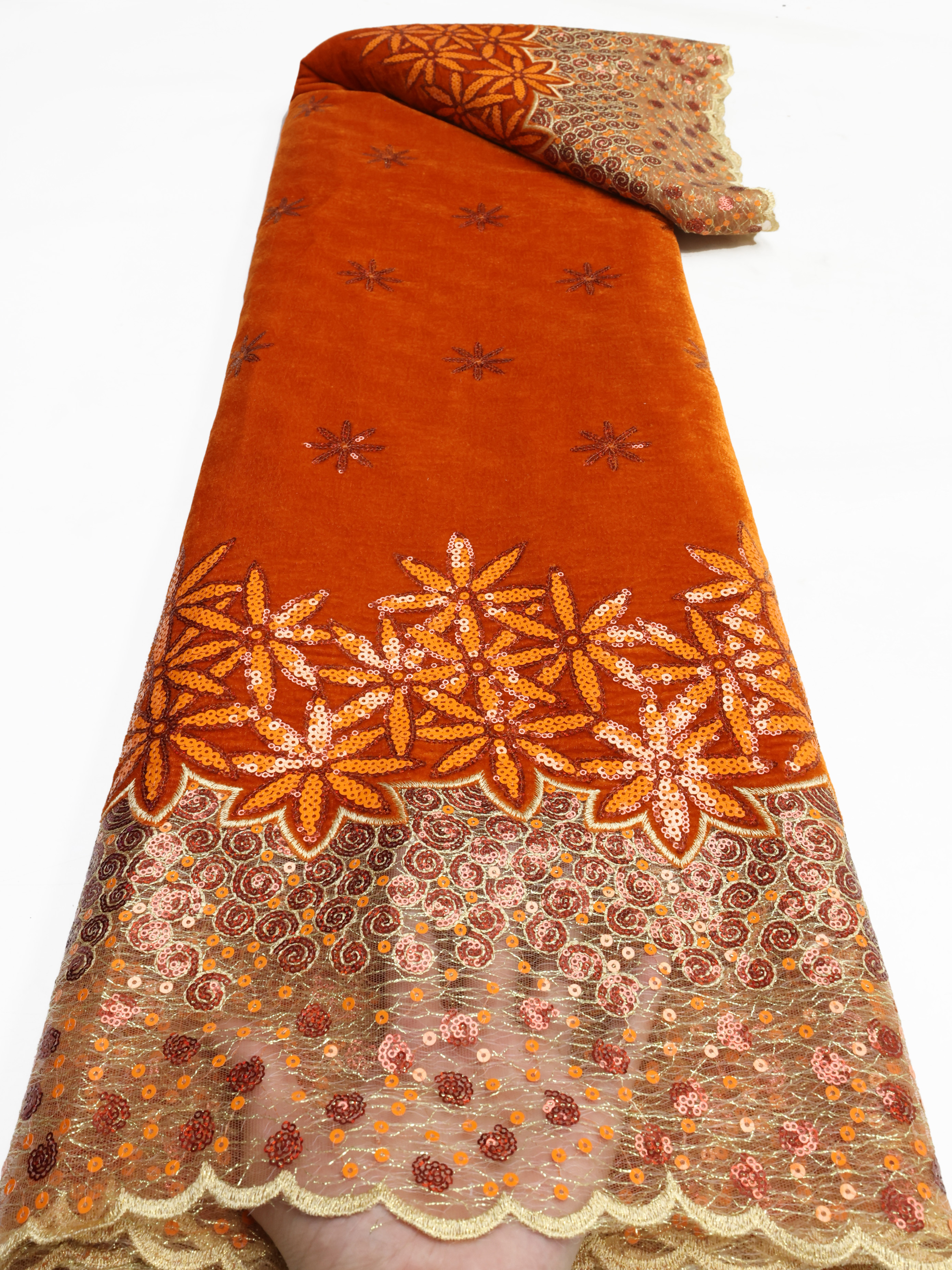 African velvet Lace Fabric Lat - Sewing Velvet Fabric review and price