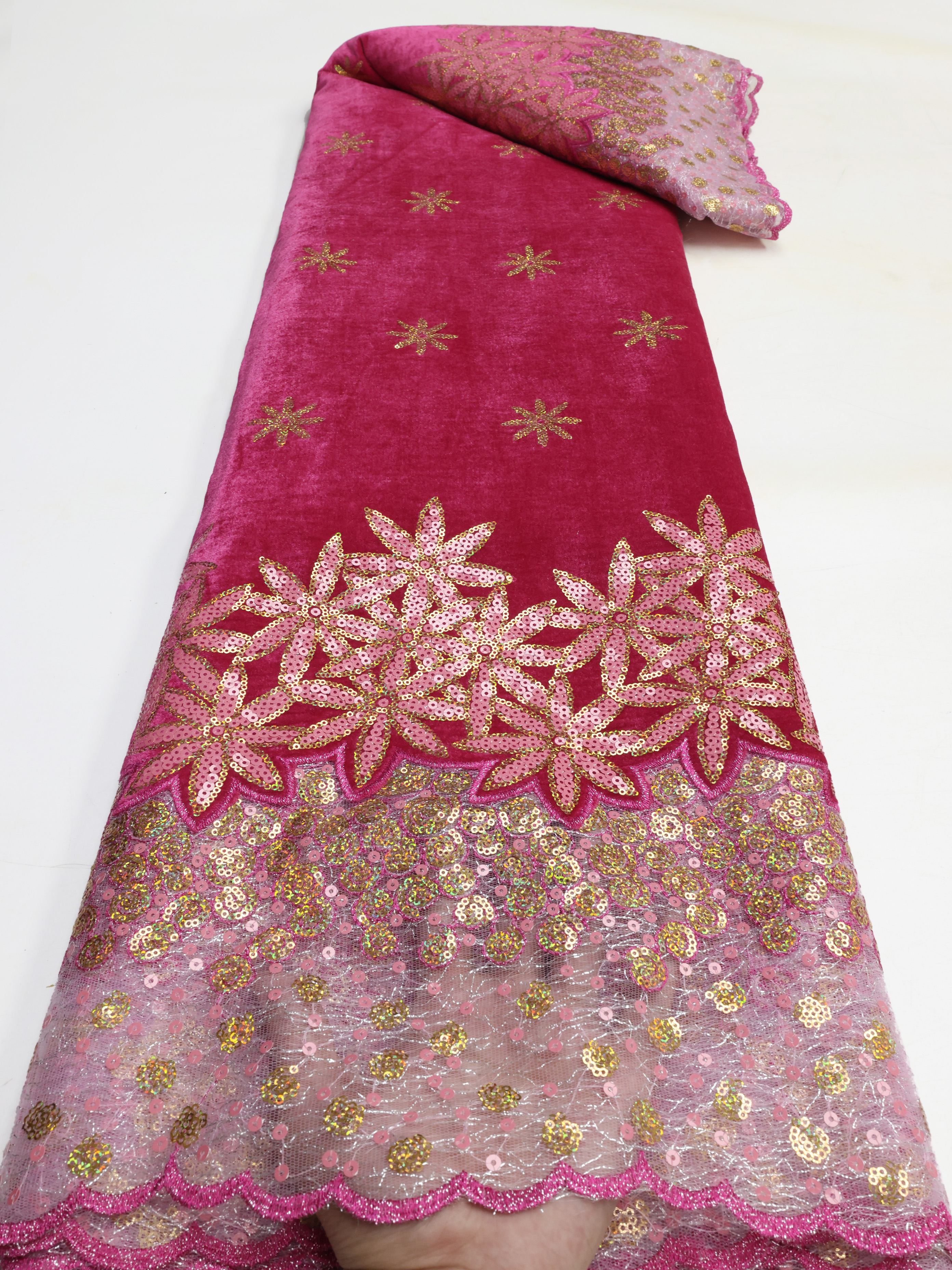 African velvet Lace Fabric Lat - Sewing Velvet Fabric review and price