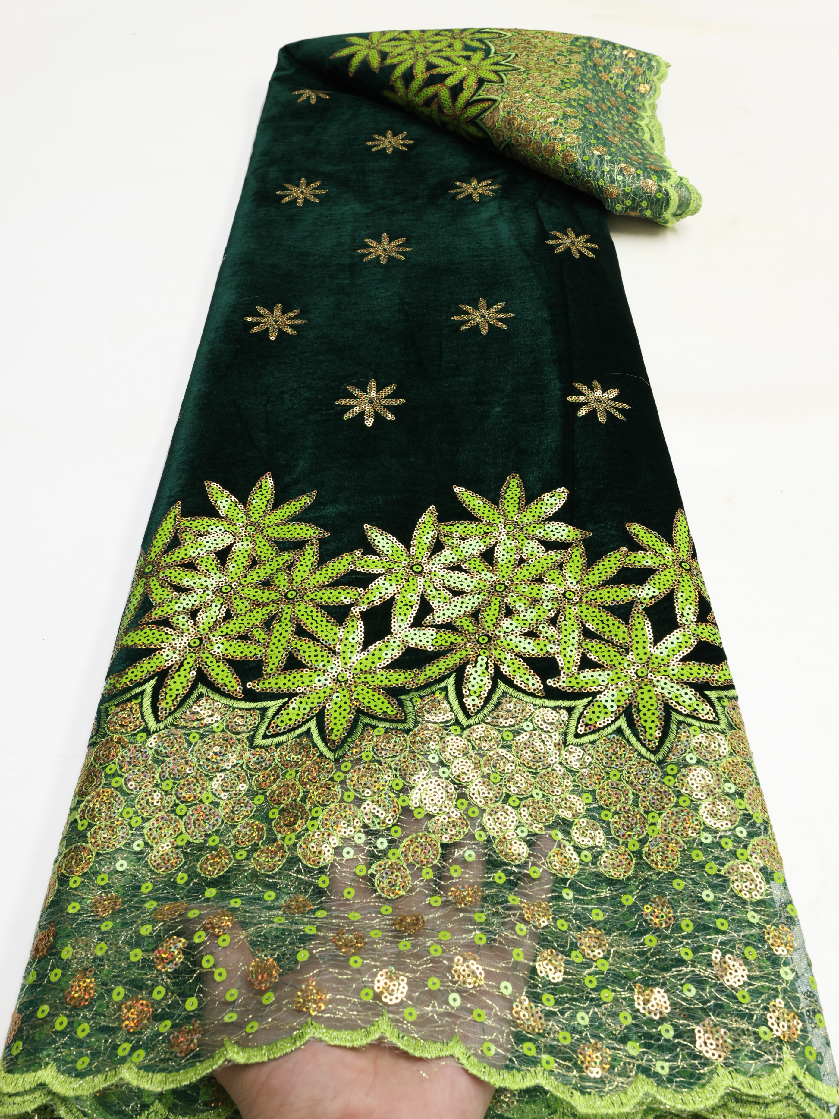 African velvet Lace Fabric Lat - Sewing Velvet Fabric review and price