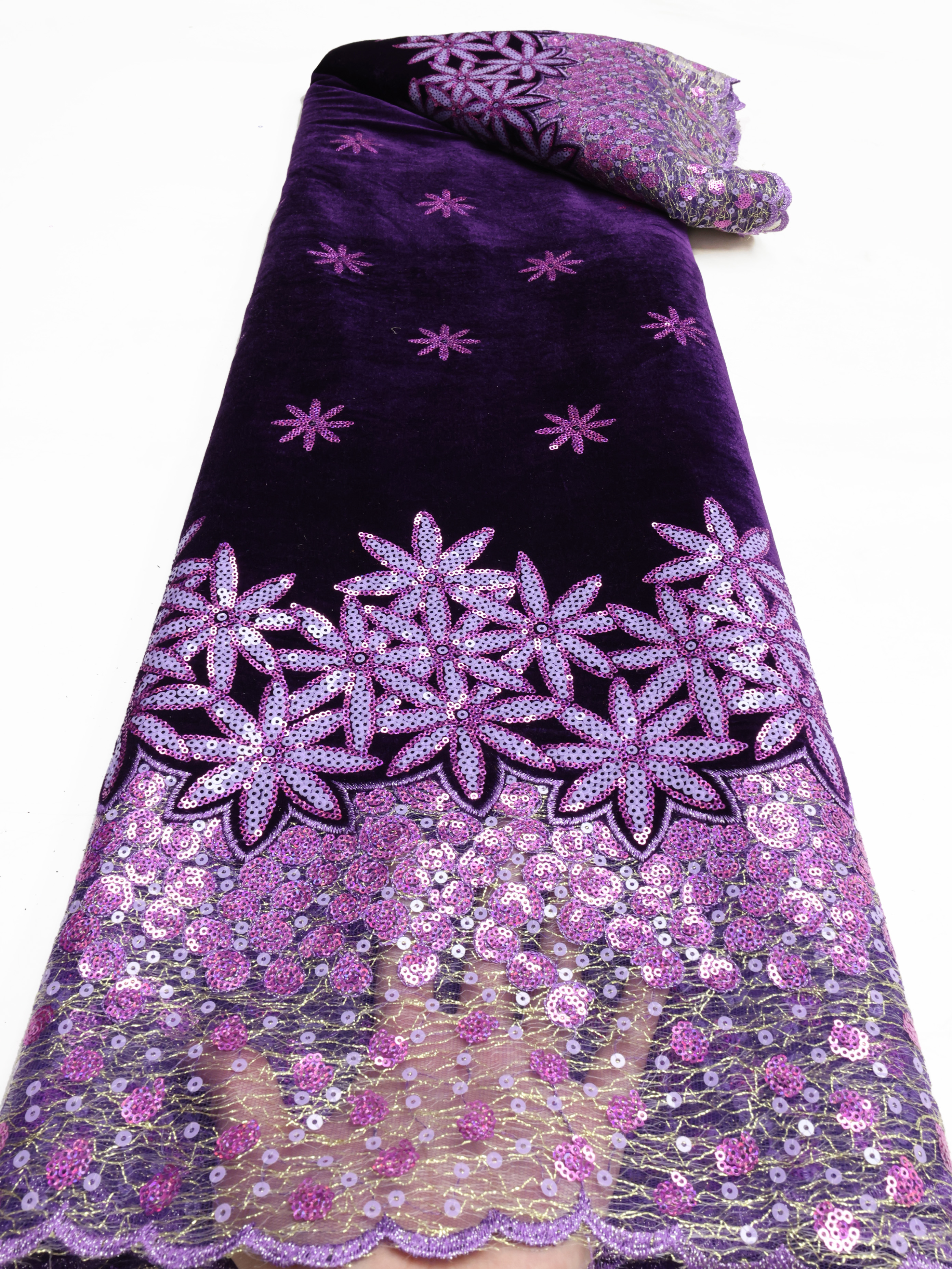 African velvet Lace Fabric Lat - Sewing Velvet Fabric review and price