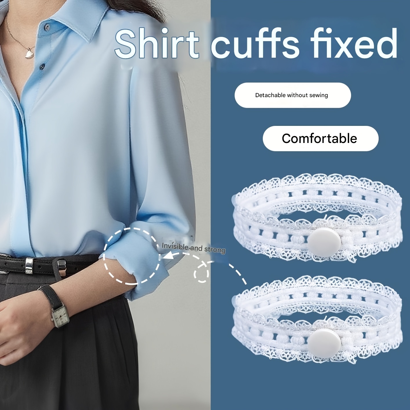 2/4Pcs Adjustable Lace Sleeve  - Sewing Roll review and price