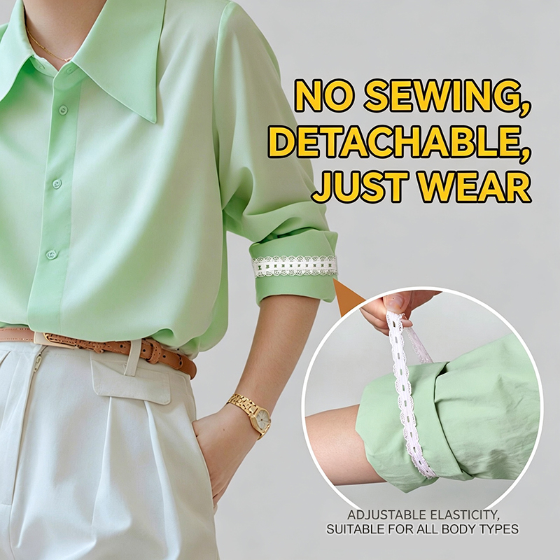 2/4Pcs Adjustable Lace Sleeve  - Sewing Roll review and price