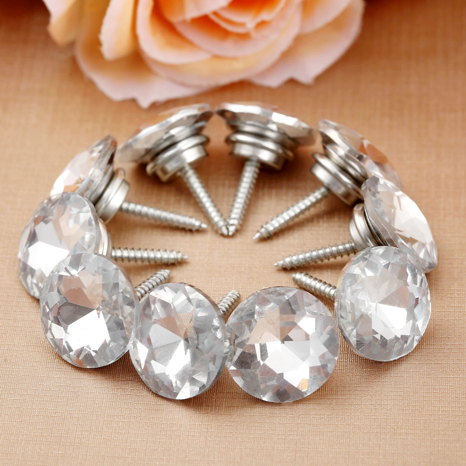 10pcs 20mm Studs Shiny Pattern - Button Hole Cutter review and price