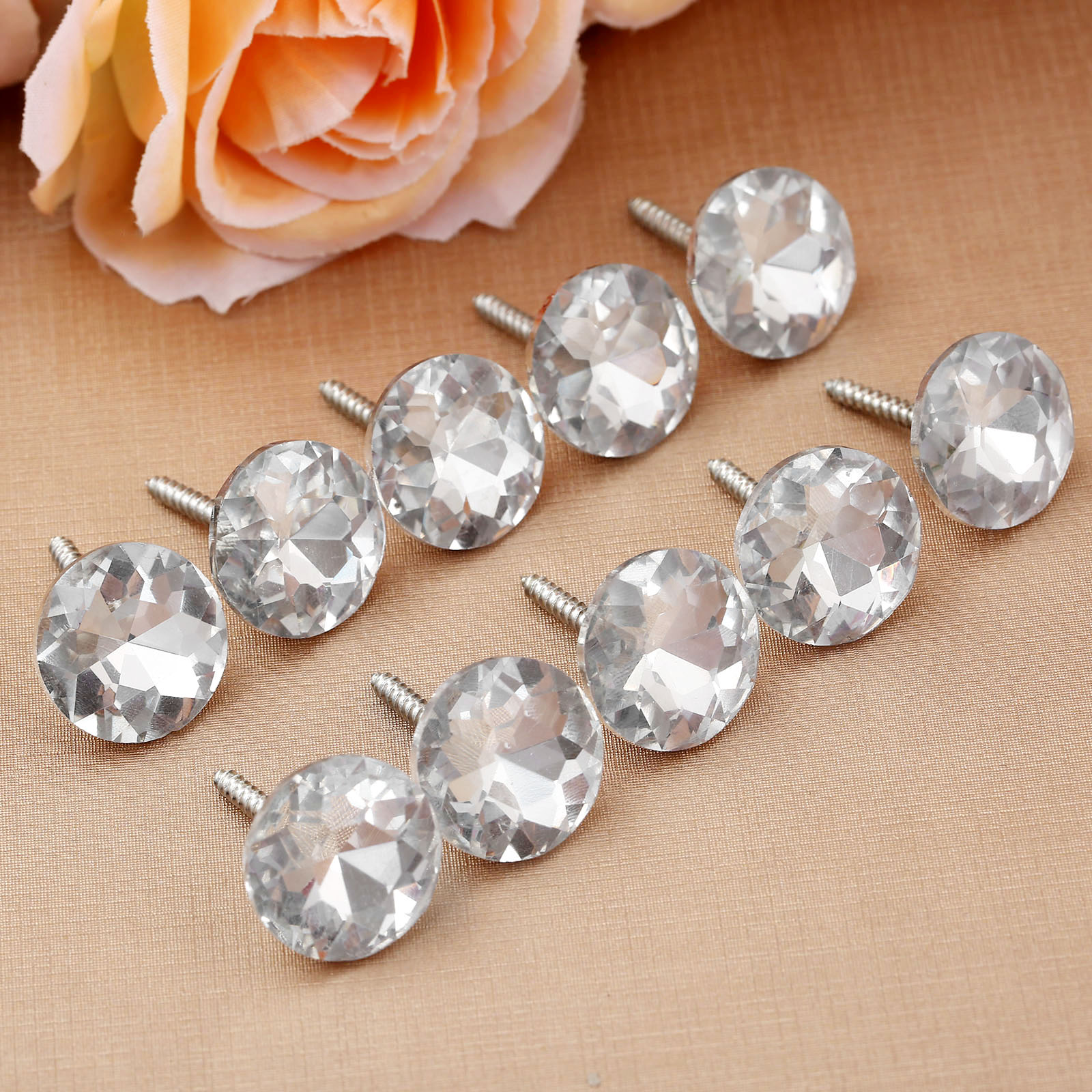 10pcs 20mm Studs Shiny Pattern - Button Hole Cutter review and price