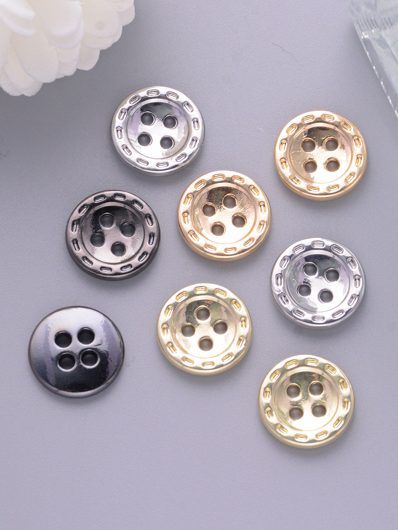 10Pcs/Pack 12mm 4-Hole Round M - Button Hole Cutter review and price