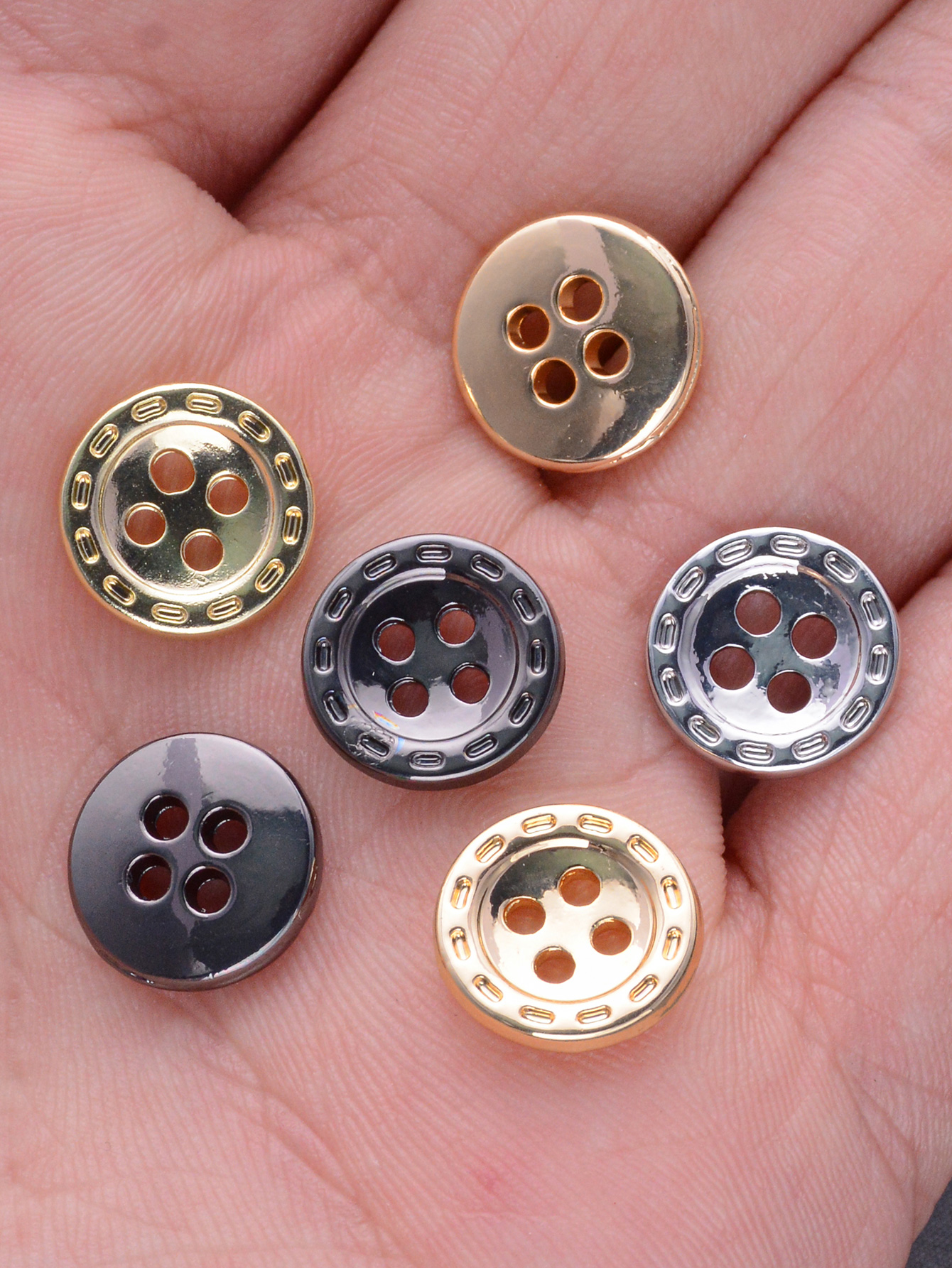10Pcs/Pack 12mm 4-Hole Round M - Button Hole Cutter review and price