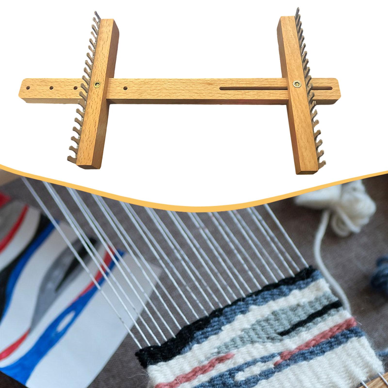 Adjustable Wooden Loom Weaving - Sewing Textile Art review and price
