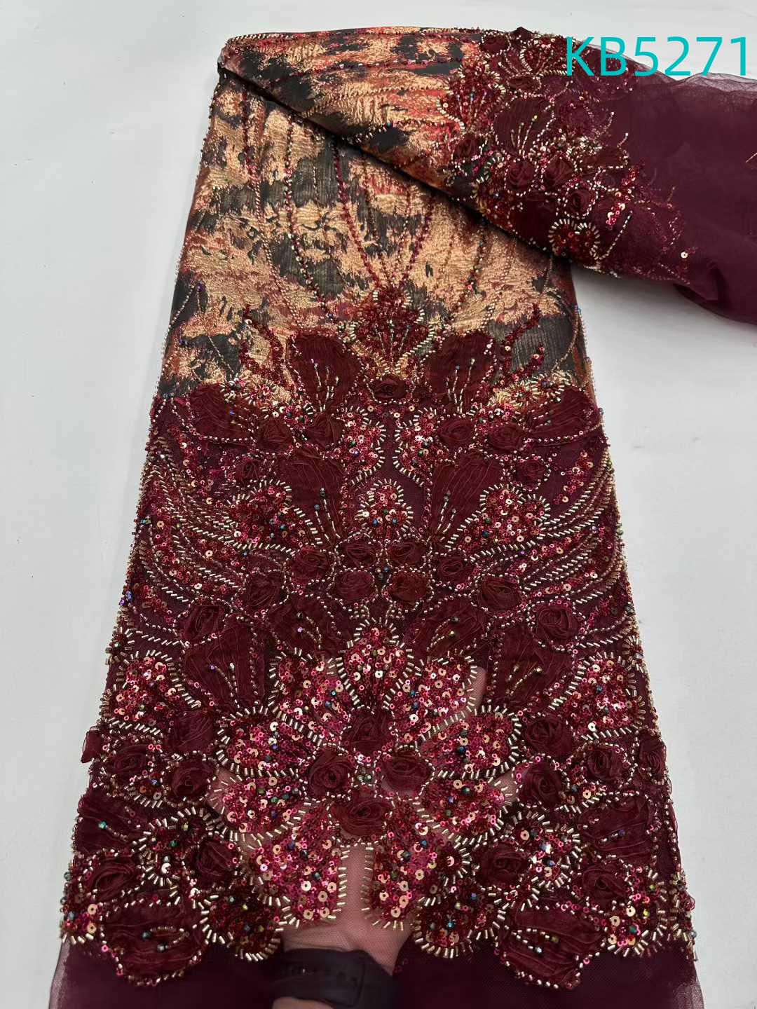 Nigerian Lace Fabric 5 Yards H - Sewing Velvet Fabric review and price