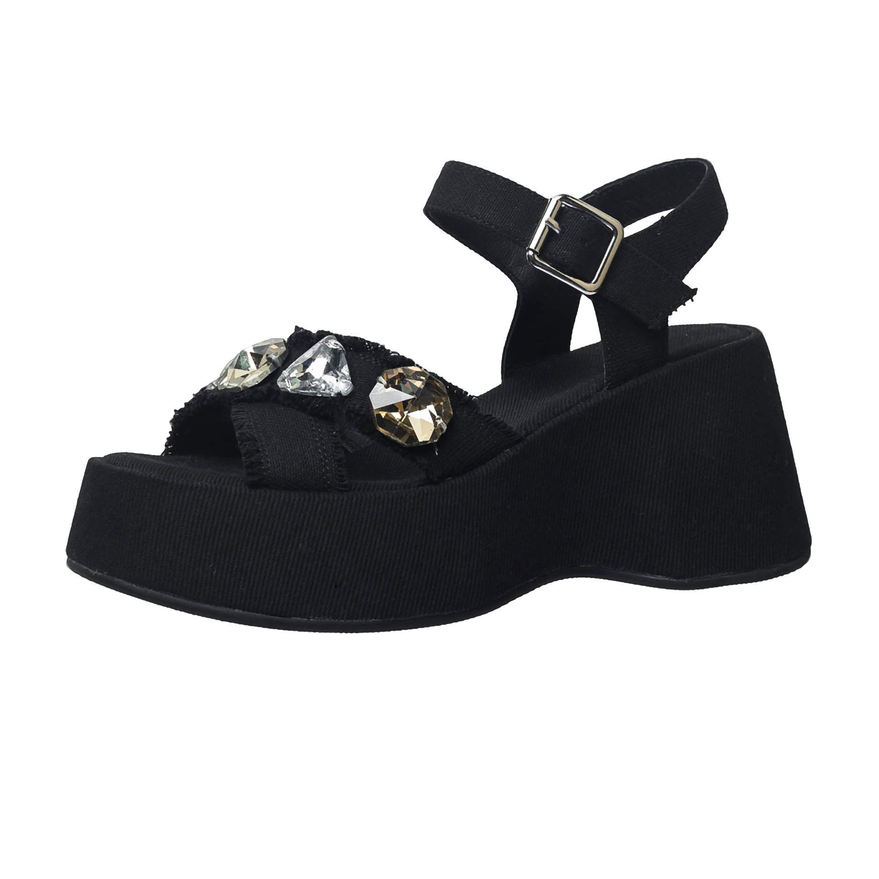 Krazing Pot Denim Peep Toe Pla - Sewing Cloth review and price