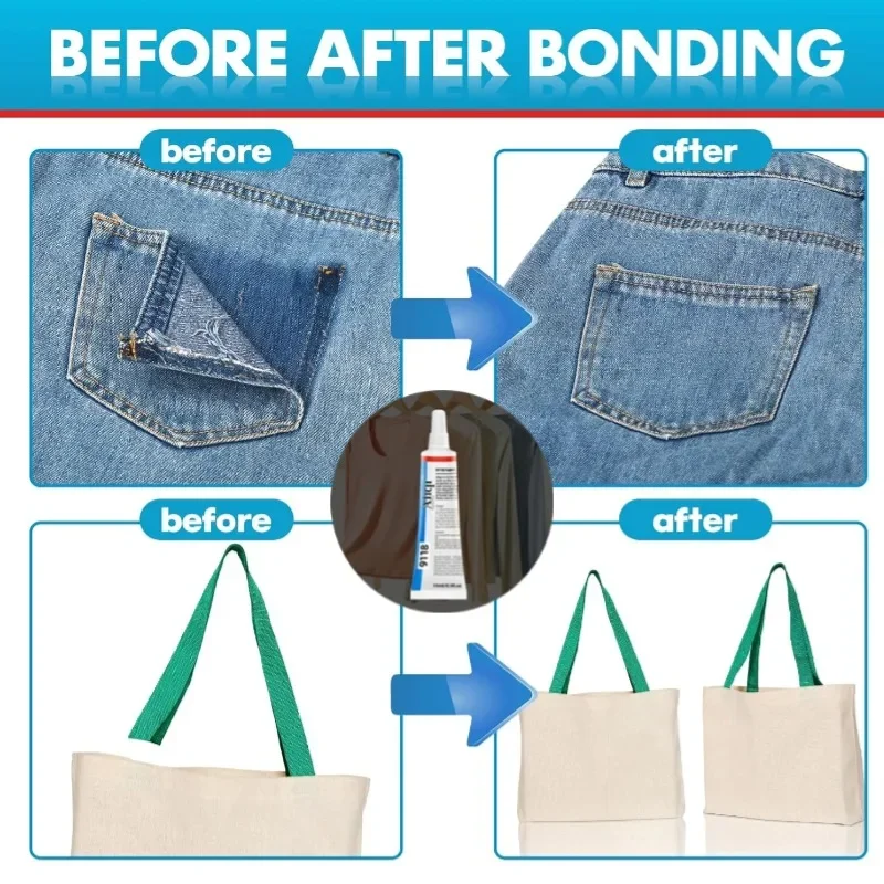 Flexible Clear Fabric Repair A - Fabric Glue Bond review and price