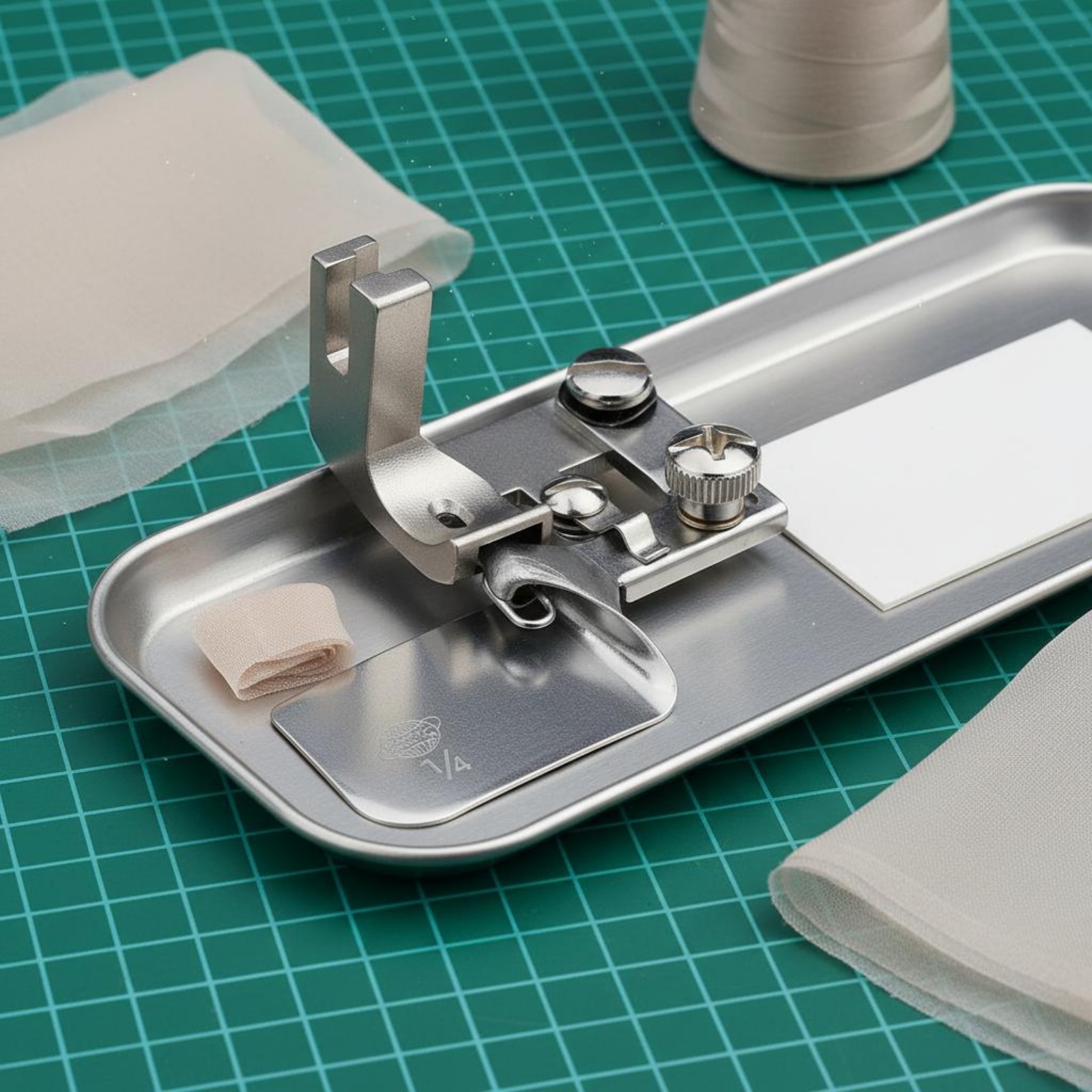 Curved Hem Presser Foot Long-L - Sewing Roll review and price