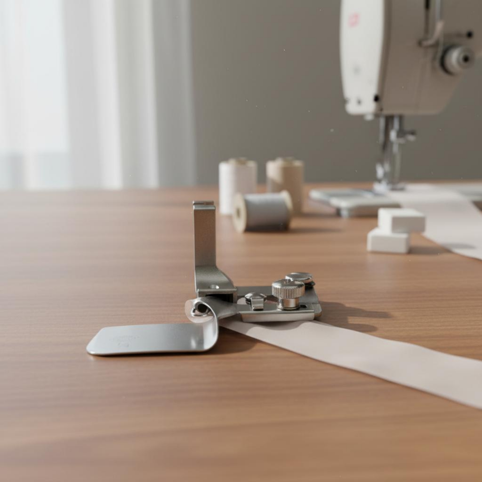 Curved Hem Presser Foot Long-L - Sewing Roll review and price