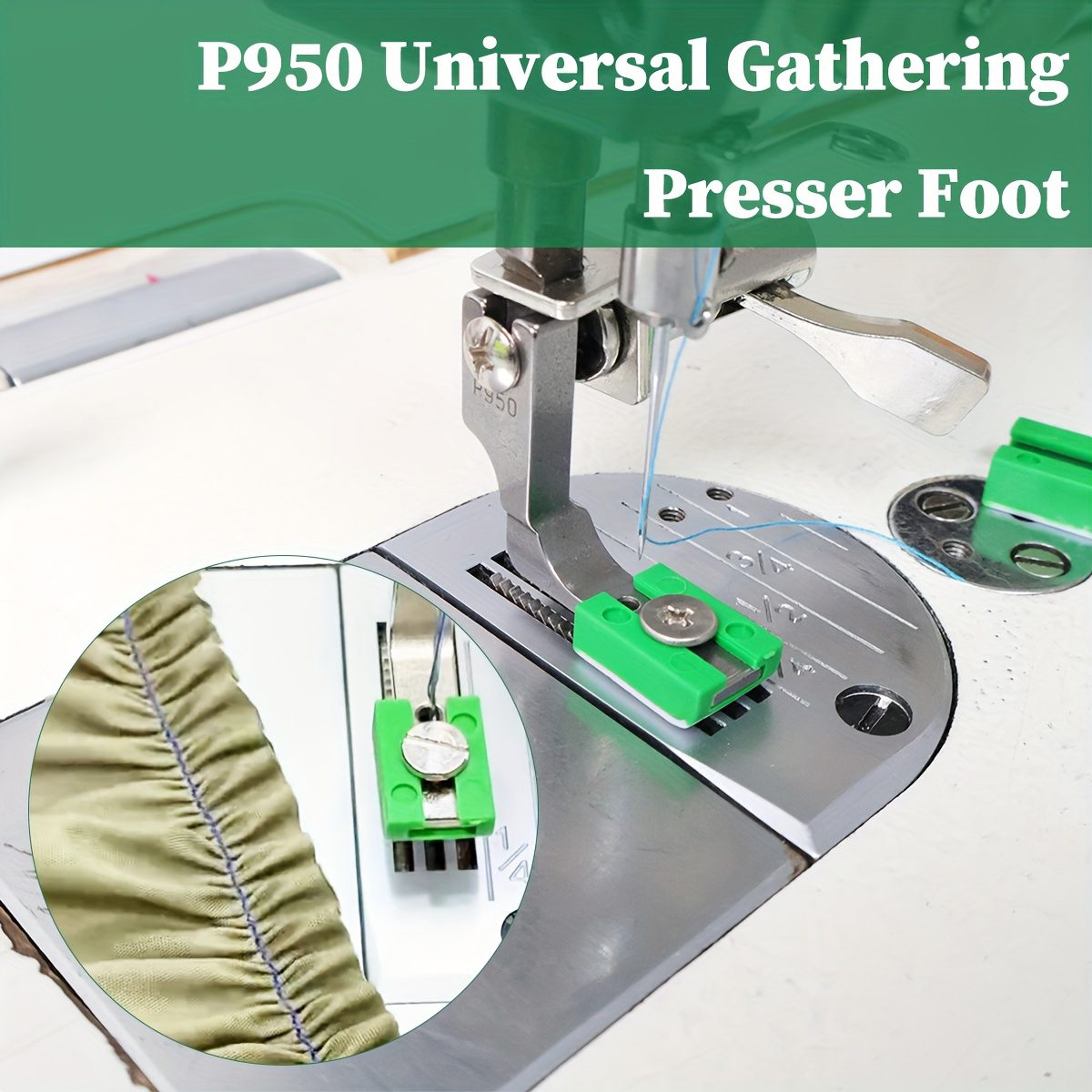 P950 Adjustable Ruffling Press - Textile Sewing Machine review and price