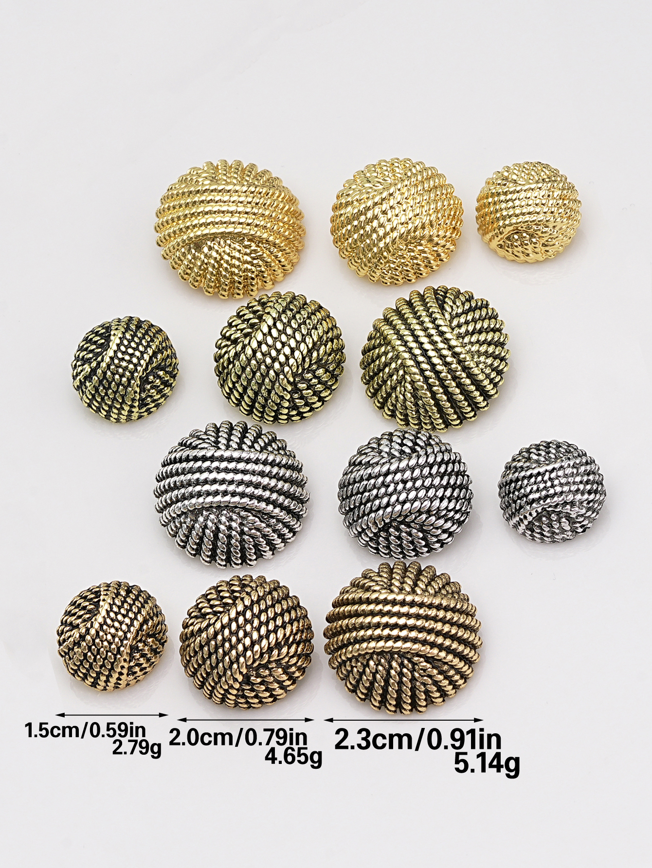 10pcs/Vintage Braided Rope Met - Button Hole Cutter review and price