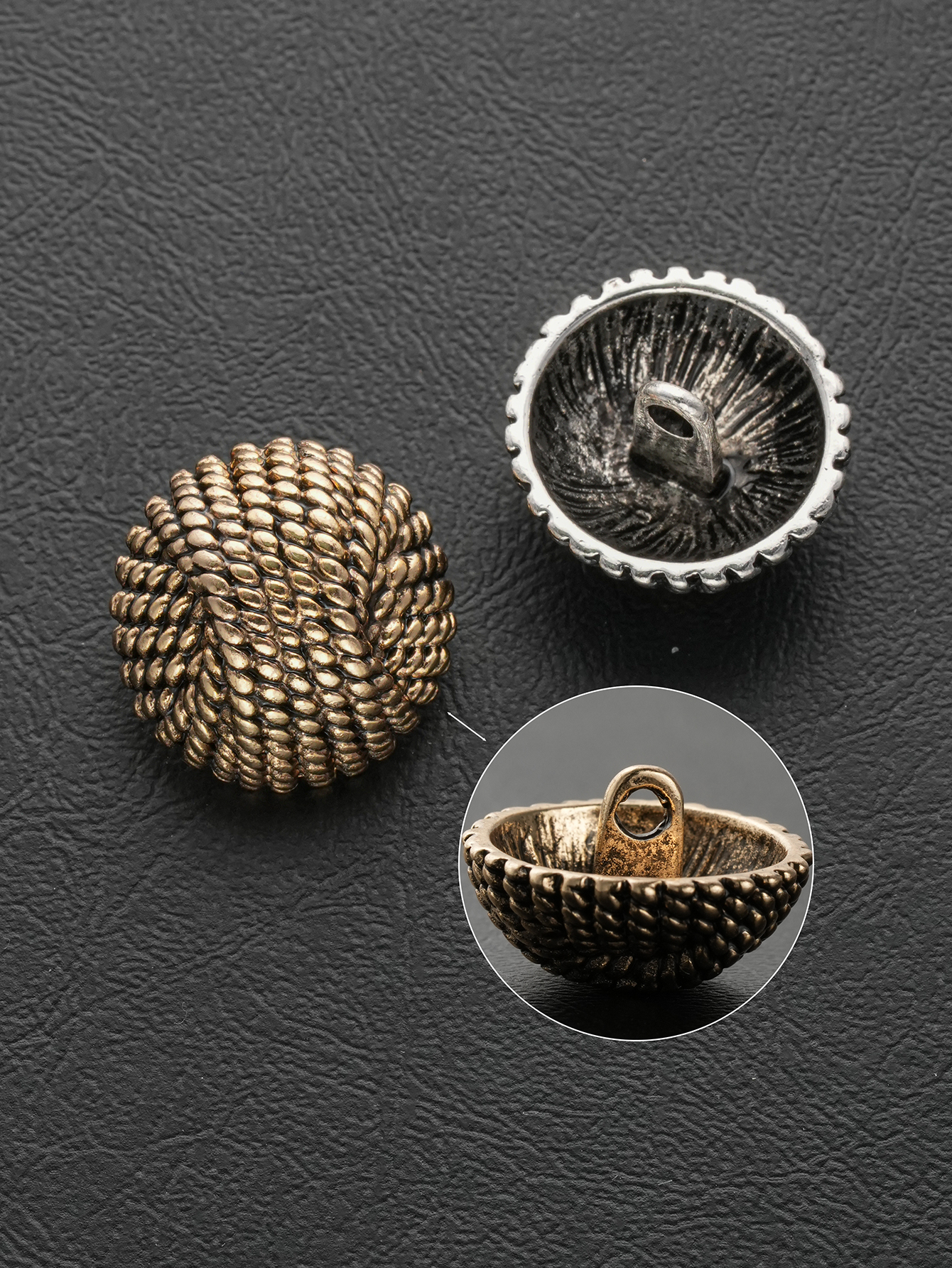 10pcs/Vintage Braided Rope Met - Button Hole Cutter review and price
